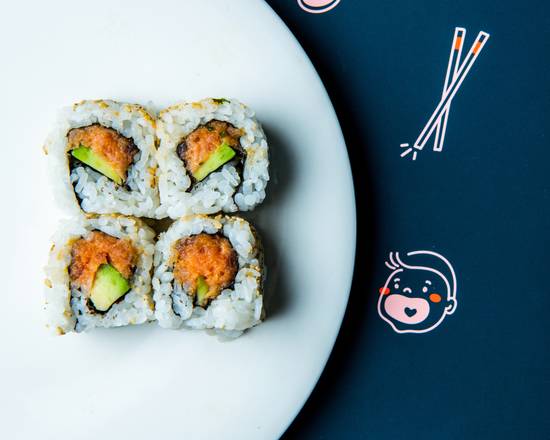Order Spicy Tuna & Avocado Roll 8pc food online from Krispy Rice store, Hanover on bringmethat.com