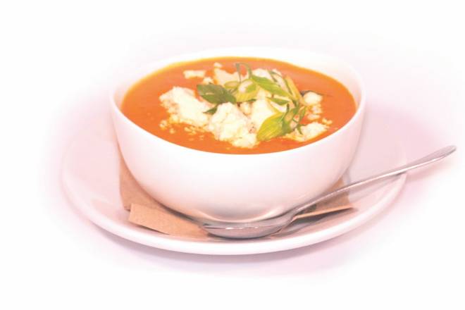 Order Roasted Red Pepper Gouda Bisque {VT} food online from Hopcat store, Indianapolis on bringmethat.com