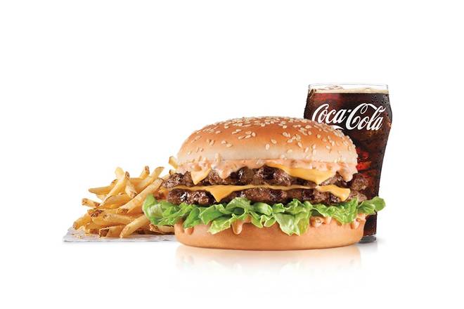 Order The Big Hardee® Combo food online from Hardee 2915 store, Roanoke on bringmethat.com