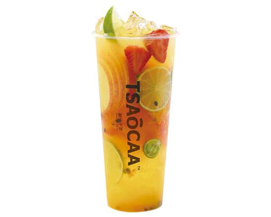 Order Colorful Fruits Green Tea food online from Tsaocaa store, Philadelphia on bringmethat.com