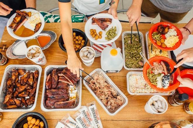Order Hawg Feast food online from Bonos Pit Bar-B-Q & Catering store, Jacksonville on bringmethat.com