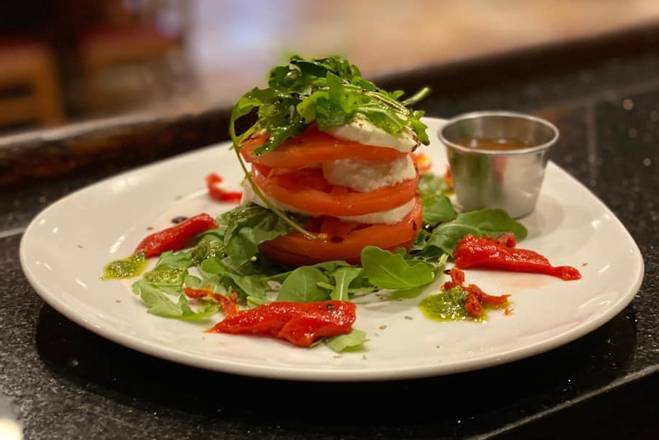 Order Mozzarella Caprese Tower food online from La Fiamma Italian Kitchen store, Lee on bringmethat.com