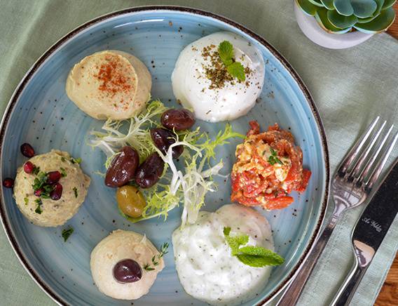 Order SPREAD SAMPLER food online from Agora store, Tysons on bringmethat.com