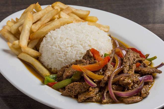 Order Lomito Salteado food online from El Guayaquileno Restaurant store, Elmhurst on bringmethat.com