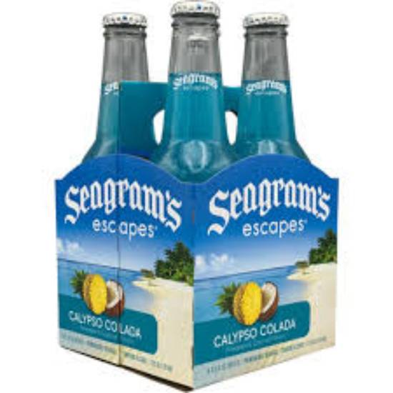 Order SEAGRAMS ESCAPES CALYPSO COLADA 4PK bottle food online from Duke Liquor & Jr. Market store, Los Angeles on bringmethat.com