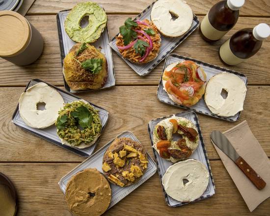 Order Single Bagel food online from QBD, Not Just Bagels store, Forest Hills on bringmethat.com