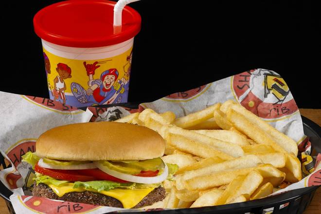 Order KIDS CHEESEBURGER food online from Shane's Rib Shack store, Marrero on bringmethat.com