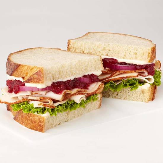 Order Turkey Cranberry Sandwich food online from Boudin store, Walnut Creek on bringmethat.com