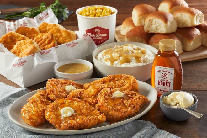 Order Honey Butter Chicken and Biscuit Family Meal food online from Bob Evans - Jacksonville #420 store, Jacksonville on bringmethat.com
