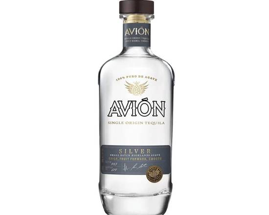 Order Avion Silver, 750mL tequila (35.0% ABV) food online from Xtra Liquors & Wines store, WEST MIAMI on bringmethat.com