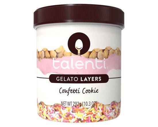 Order Talenti Layers Confetti Cookie Gelato food online from The Ice Cream Shop store, Vero Beach on bringmethat.com