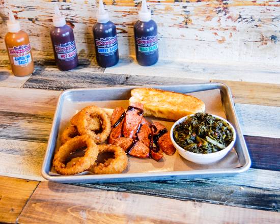 Order Smoked Sausage Plate food online from Bar-b-Cutie store, Nashville on bringmethat.com