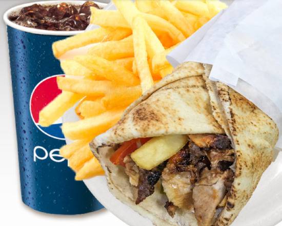 Order Chicken Shawarma Wrap food online from La Shawarma store, Los Angeles on bringmethat.com