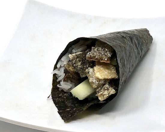 Order SALMON SKIN HANDROLL food online from Sushi Lico store, Miami on bringmethat.com