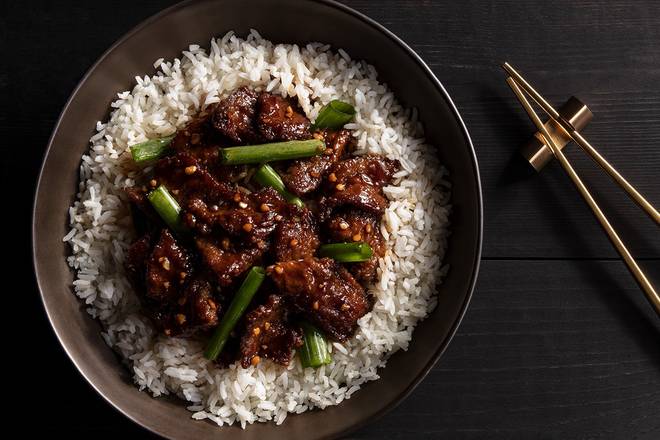 Order GF Mongolian Beef Bowl  food online from P.F. Chang's store, Downtown Miami on bringmethat.com