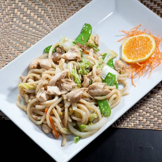 Order Udon Stir-Fried with Vegetables Noodle food online from Akashi Japanese Restaurant store, Miami on bringmethat.com