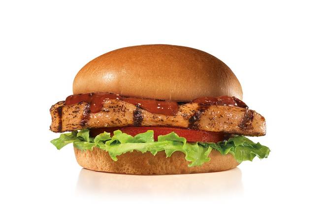 Order Charbroiled BBQ Chicken™ Sandwich food online from Carl's Jr. store, Highland on bringmethat.com
