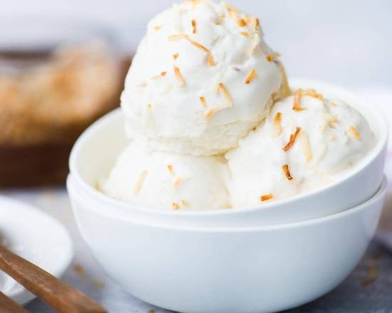Order Young Coconut Ice Cream food online from Zabb Thai Kitchen store, Clarkstown on bringmethat.com