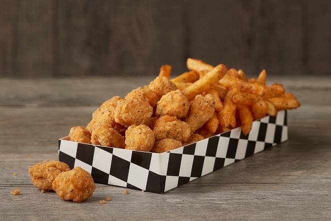 Order Chicken Bites & Fries Box food online from Rally's Hamburgers store, Matairie on bringmethat.com