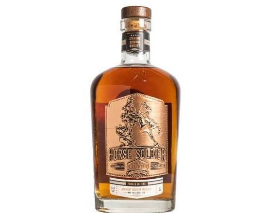 Order Horsee Soldier - Straight Bourbon Whiskey food online from Santa Monica Liquor store, Santa Monica on bringmethat.com
