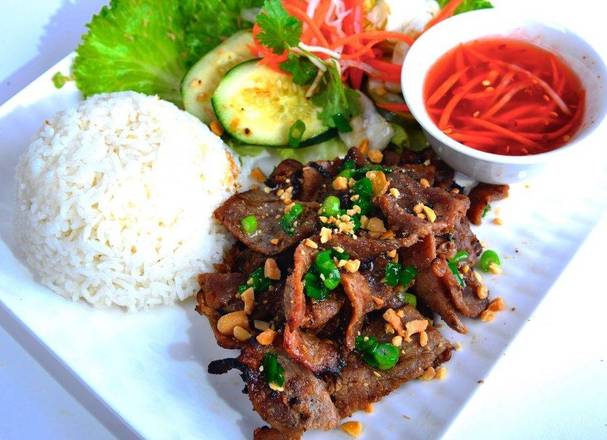 Order Grilled Lemongrass Pork (Cơm Thịt Heo Nướng) food online from Pho Street store, Bradenton on bringmethat.com