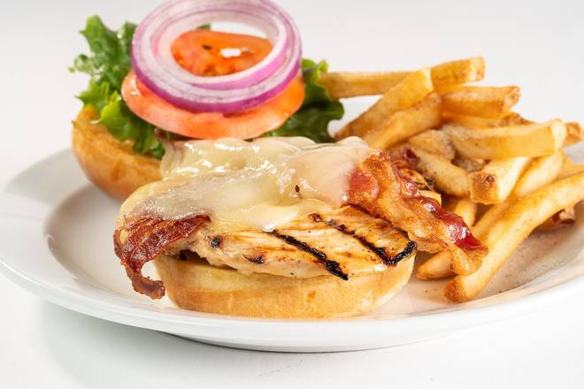 Order GF GRILLED CHICKEN SANDWICH food online from Glory Days Grill store, Apex on bringmethat.com