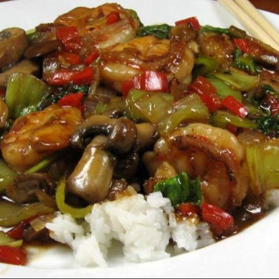 Order 83. Shrimp with Black Pepper food online from Excel Chinese Restaurant store, South Chesterfield on bringmethat.com
