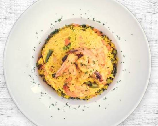 Order Arroz Con Camarones food online from Noches De Colombia store, Fairview on bringmethat.com