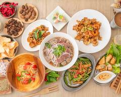 越太泰 牛肉河粉 泰式打拋豬