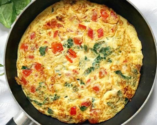 Order Vegetarian Omelet  food online from Brooklyn Bagel Boys store, New York on bringmethat.com