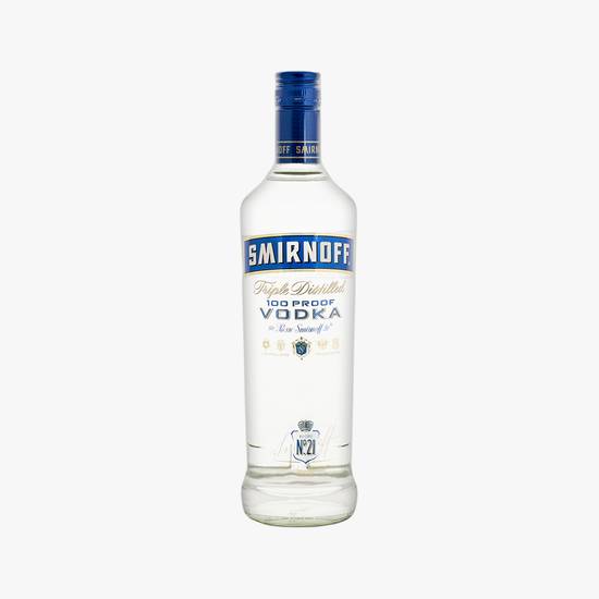 Order Smirnoff Triple Distilled 100 Proof Vodka food online from Fine Wine & Spirits Warehouse store, Tampa on bringmethat.com