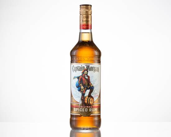 Order Captain Morgan Spiced, 750mL rum (35.0% ABV) food online from Pgi Liquors store, Punta Gorda on bringmethat.com