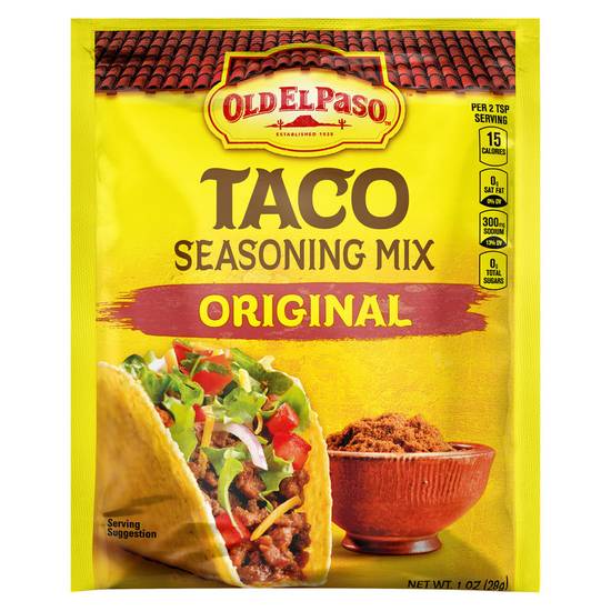 Order Old El Paso Original Taco Seasoning 1oz food online from Everyday Needs By Gopuff store, Fairfield on bringmethat.com