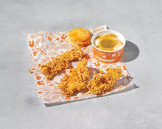 Order 3Pc Handcrafted Tenders Dinner food online from Popeyes store, Jacksonville on bringmethat.com