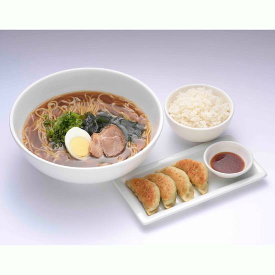 Order Ramen, 4 Pcs Gyoza & Steamed Rice food online from Mr. Ramen store, Los Angeles on bringmethat.com