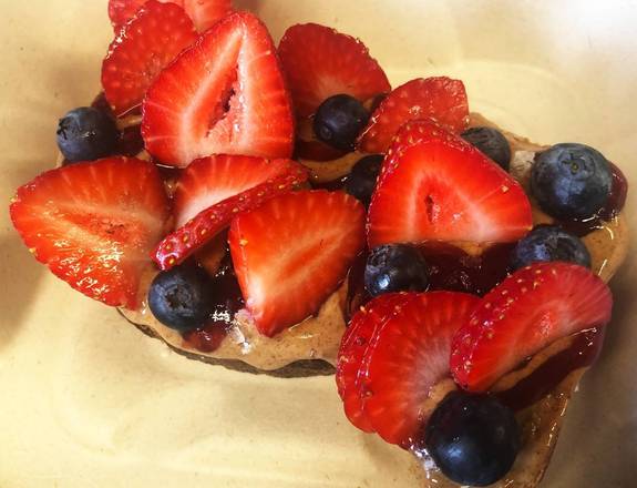 Order Almond Butter Toast food online from SPRO Mission Dolores/Castro store, San Francisco on bringmethat.com