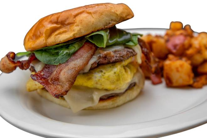 Order Good Morning Burger food online from Eggs Up Grill store, Greer on bringmethat.com