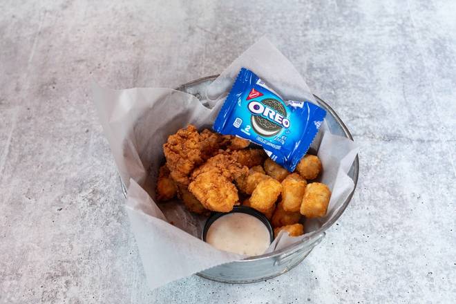 Order Kid's Fried Chicken Tenders food online from Tin Lizzy Cantina store, Tallahassee on bringmethat.com