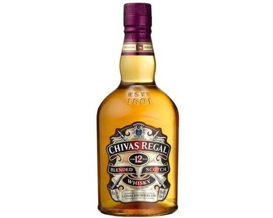 Order Chivas Regal 12 Year Old, 750mL whiskey (40.0% ABV) food online from Woodbury Wine & Spirits store, ORLANDO on bringmethat.com