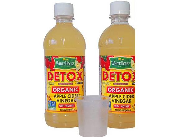 Order WhiteHouse Detox organic Apple Cider Vinegar 16 Oz food online from Fresko Market store, Miami on bringmethat.com