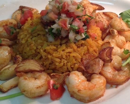 Order Garlic Shrimp food online from Pesos Mexican Cantina store, Decatur on bringmethat.com