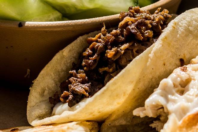 Order steak taco (w/ cheese) food online from Bartaco store, Orlando on bringmethat.com