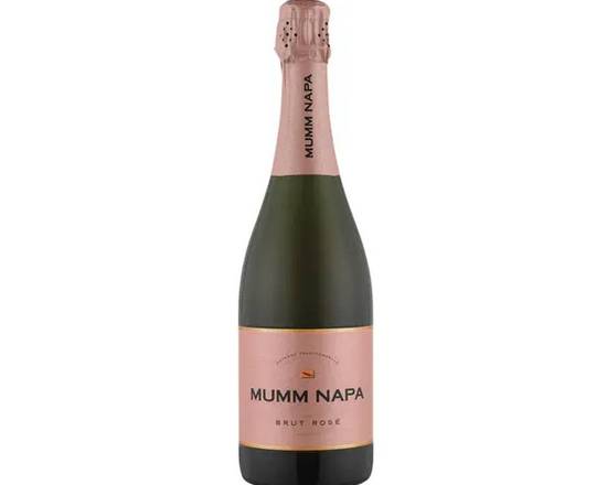 Order Mumm Napa Brut Rosé 750 ml 12.5% food online from Pit Stop Liquor Mart store, El Monte on bringmethat.com