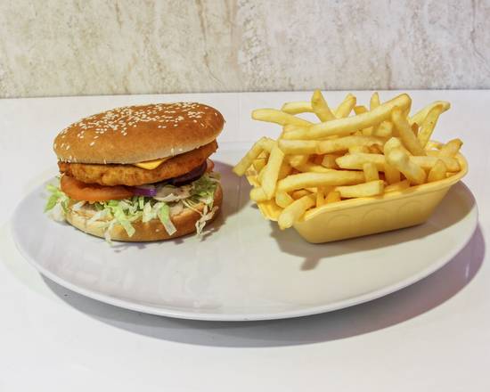 Menu fish burger