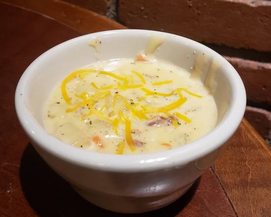 Order Potato Bacon Cheddar Soup 8oz food online from Wild Corgi Pub store, Denver on bringmethat.com