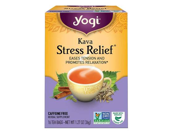 Order Yogi Kava Stress Relief 16 Count  food online from Fresko Market store, Miami on bringmethat.com