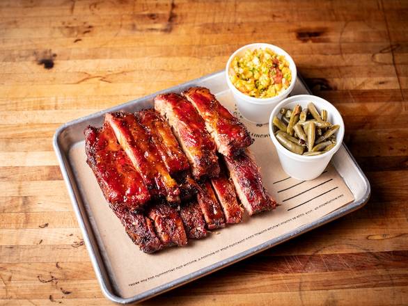 Order Full Rack of St. Louis Style Ribs + 2 Sides food online from 4 Rivers Smokehouse - UCF store, Orlando on bringmethat.com