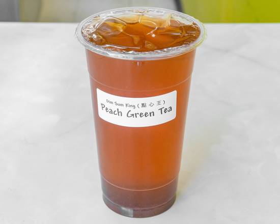Order Peach Green Tea (桃綠茶) food online from Dim Sum King store, El Monte on bringmethat.com