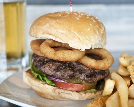 Order Texas Burger (8 oz) food online from Saba's Grill & Wok store, Houston on bringmethat.com