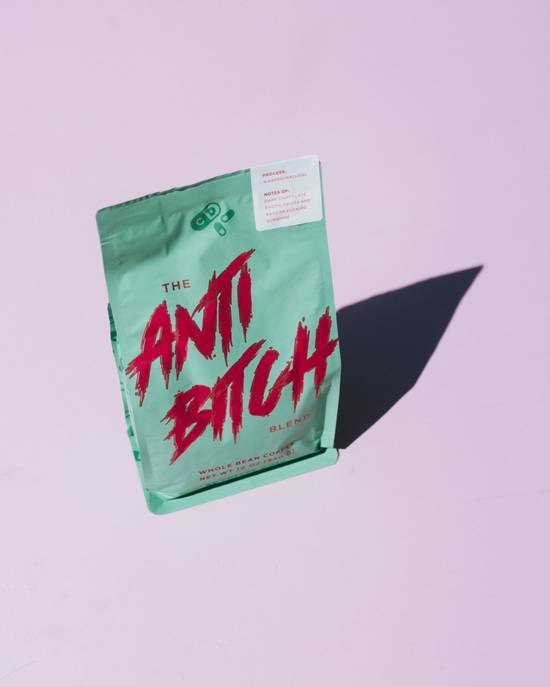 Order 12oz Anti Bitch Blend Coffee food online from Coffee Dose store, Irvine on bringmethat.com